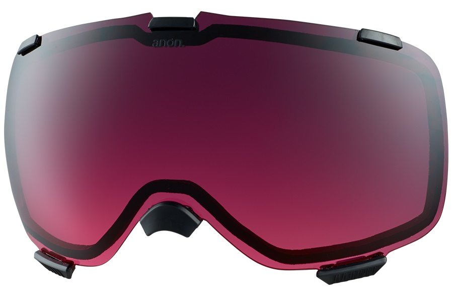 Anon M1 Snowboard/Ski Goggles Spare Lens, One Size, Red Grey Gradient